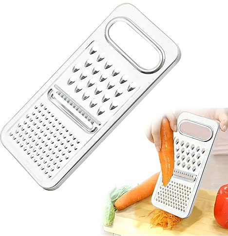 Grattugia Universale,Taglierina Multiuso Patate,3 in 1 Accessori Da Cucina,Formaggio Grattugia,Multi Funzionale a 3 vie di Verdure Della Frutta Grattugia,Adatto per la Casa,la Cucina del Ristorante