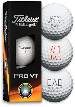 Pro V1 Pro V1X Lot de 3 balles de golf, édition fête des pères