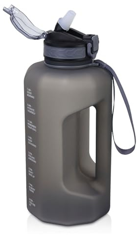 GLEKGLEK Botella Deportiva 2.2L con Asa, Sin BPA