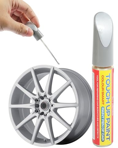 Flaconi Car Touch up Paint Pen,Car Paint Pen,Touch up Paint Pen for Cars,Auto Paint Repair Pen,Car Paint Scratch Repair,Suitable for Scratch Repairs of Most Cars,Motorcycles,Vans,Trailers (Silver)