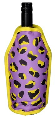 Giftcompany Froid kylmanschett leopardmönster lila/svart/gul 23,5 cm