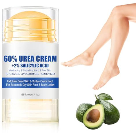 Hydrating and Anti-Cracking Foot Cream, 2025 Neu Schrundensalbe Füße, Trockene Füße Hornhautentferner Creme, Hoher Feuchtigkeitsgehalt Fußpflege für Lindert Füßen Trockenheit und Risse (1)