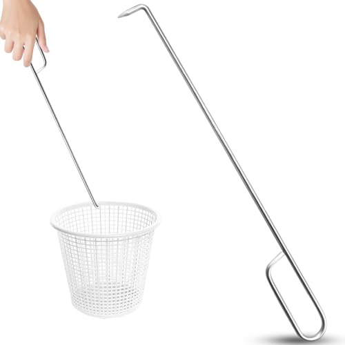 Acunny - Ganchos de espuma para piscina, gancho de acero inoxidable, herramienta multifunción de cuidado para piscina, uso en la playa, en casa, en el jardín y al aire libre