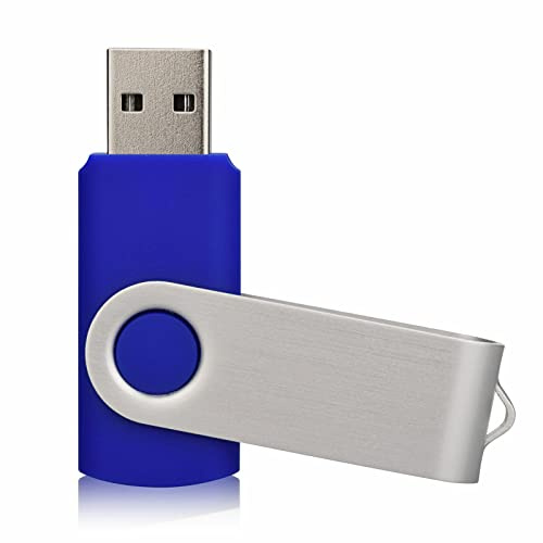 USB Flash Drive Memory Stick Fold Storage USB (8GB, Blue)