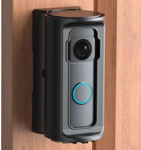 Anti-Theft Video Doorbell Mount，Adjustable 360° Degree Doorbell Angle No-Drill Mount Compatible with Ring Battery Doorbell /Plus/Pro Video Doorbell Upgrade Corner Kit for Houses,Apartments