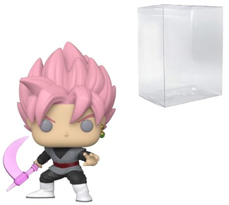 POP! Dragon Ball Super- Super Saiyan Rose Goku Black (with Scythe) Bundled with Compatible Box Protector Case