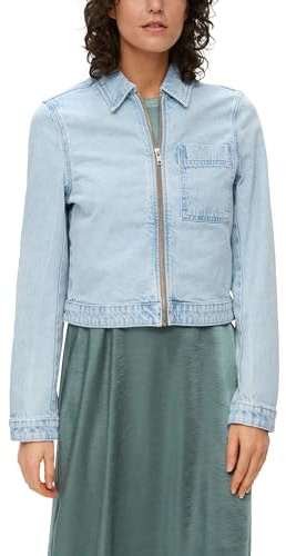 s.Oliver 2144462 Giacchetto Denim, Blu 51Z3, 48 Donna