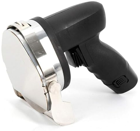 Weyot Cuchillo eléctrico inalámbrico Doner Kebab, Cuchillo de Kebab Turco Comercial de 80 W, Cortador Profesional de Acero Inoxidable, Espesor Ajustable 0-8 mm