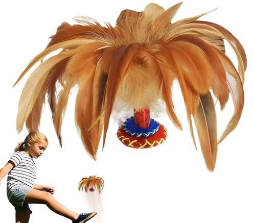 Jianzi-Federball, Jianzi-Fußspiel – Chinesische Kick-Federbälle, Federbälle Kick, Chinesischer Jianzi-Kick-Federball | Traditionelles Jianzi-Spiel, interaktives Wettkampf-Fußsportspiel für Kinder, Out