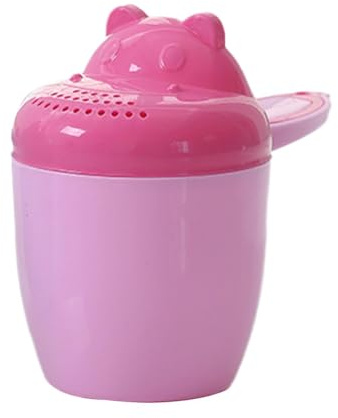Bicchiere da Risciacquo per Bagnetto - Coppa Versacqua rinforzata in sicura, design cartoon maneggevole per lavaggio capelli, detersione delicata testa bambini | Accessorio bagno prat