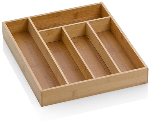 kela Besteckkasten Kalma, Bambus, hellbraun, 5 Fächer, 12011