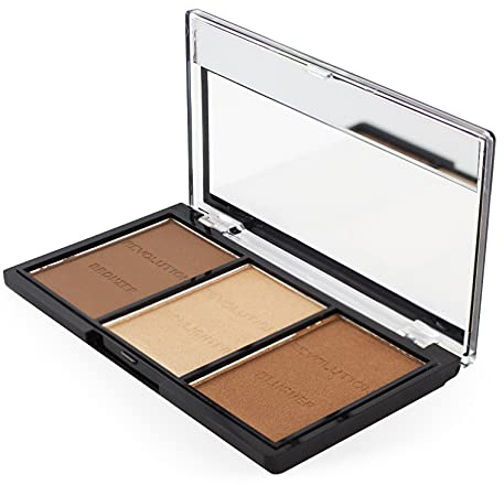 Makeup Revolution Ultra Sculpt & Contour Kit, Contour Palette, Define Your Features, Vegan & Cruelty Free, Ultra Light/Med C04, 3.6g
