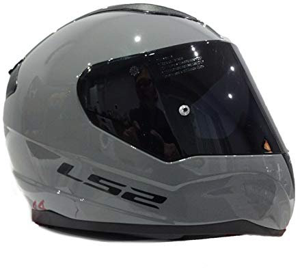 LS2 FF353 Rapid Motorcycle Full Face Racing Touring Helmet Nardo Grey with Dark Visor (L)