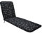 OUTLIV. Romeo Elegance Polsterauflage für Liegen Liegen-Auflage Schwarz Beige Ranke Auflage für Rollliegen, Sonnenliegen und Gartenliegen