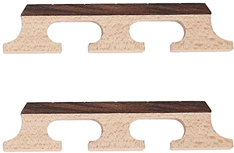 Fayme 2 StüCk Banjo BrüCke 5-Saiter Ahorn Banjo Bridge Holz ZubehhR