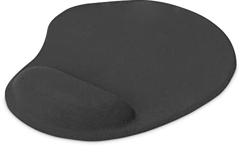 DIGITUS Alfombrilla de ratón ergonómica con reposamuñecas