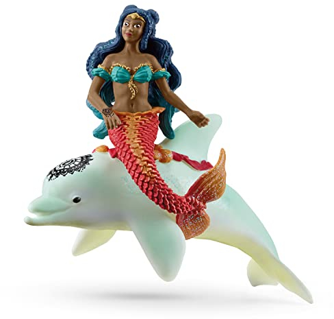 schleich 70719 Isabelle auf Delfin, für Kinder ab 5-12 Jahren, BAYALA - Spielfigur