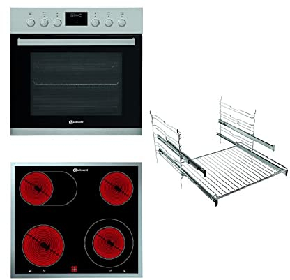 Bauknecht HEKO STAR 5 EX Einbau-Herd-Set Pyrolyse Pizza-Funktion Display EEK: A
