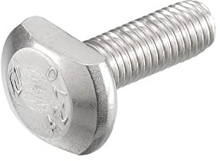 QUARKZMAN T-Ranura Perno, 1 uds M10x30 mm T Ranura Inserción Espárrago Deslizantes Pernos 304 Inoxidable Acero Acero T Forma Tornillos para T Carril