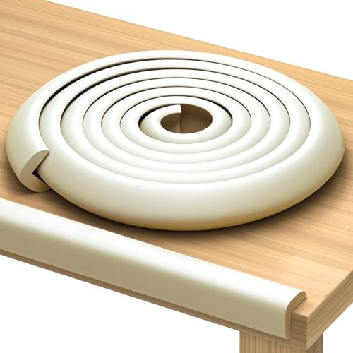 Baby Proof Corner Edge Protector, 12ft, White