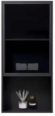 Nichos de ducha con puerta empotrada, organizador de acero inoxidable, no necesita azulejos, montado en la pared, a prueba de agua, para el hogar, hotel, baño, cocina, almacenamiento (90 x 28 x 14 cm)