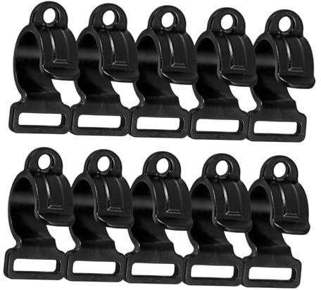 YARNOW 10stücke Zeltstangenhaken Aus Kunststoff Für Campingzeltstangen Und Lagerregale Tragbare Verbindungshaken Als Zeltzubehör Für Outdoor-aktivitäten