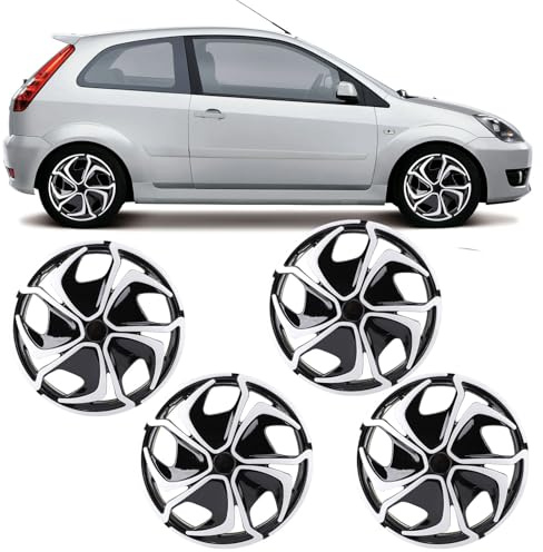 Copricerchi da 14 pollici universali in ABS set da 4 pezzi protezione completa per cerchi in acciaio auto camion e SUV montaggio a scatto resistente e design moderno