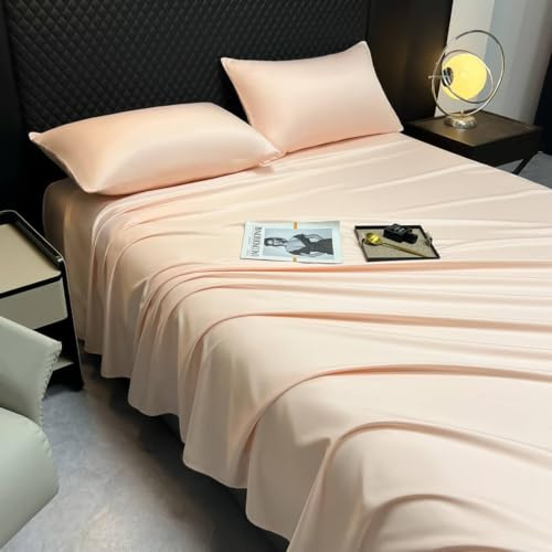 Hoisy Polyester sidenduk, enfärgad, 200 x 230 cm, champagnelakan