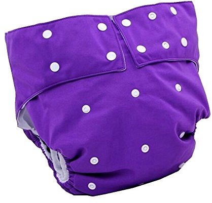LukLoy Stoffwindel für Erwachsene, Damen, Inkontinenzversorgung, schützende Unterwäsche, Tasche mit doppelter Öffnung, verstellbare Größe, waschbar und wiederverwendbar, auslaufsicher