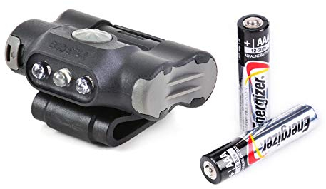 NEXTORCH UL10 - LED- Cliplampe mit 3 Stufen weißem Licht für Kappen, Molle, Rucksäcke, Koppel, Gürtel