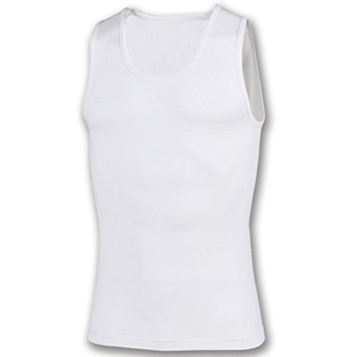 Joma Brama Camiseta Termica, Hombre, Blanco, L-XL
