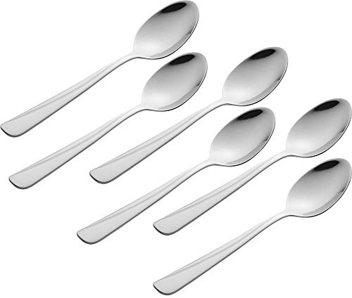 Viners Angel 18/0 Stainless Steel Mirror Polished Teaspoon Tea Spoon (Set of 6)