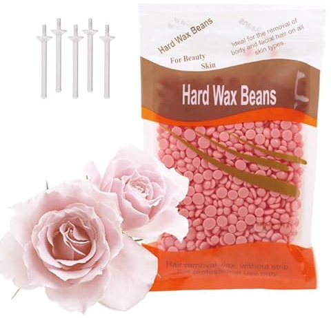 Kit d'Épilation du Nez pour Homme et Femme - 100 g de Cire Avec 5 Applicateurs Sûrs pour Narines, Visage, Oreilles, Sourcils - Facile, Rapide et Indolore