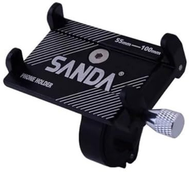 DOKI Sanda SD3584 Mobil Cykelhållare Anti Vibration,Cykelhållare Ljudfri, Tillbehör Elektrisk sparkcykel för Smartphone (Black)