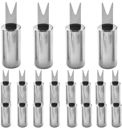 Spiedini di pannocchie di mais,20 pezzi Porta pannocchie di mais in acciaio inossidabile,Porta mais dolce riutilizzabili Porta pannocchie di mais Porta pannocchie per alimenti,frutta,barbecue,campeggi