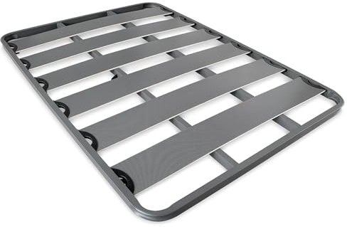 Homey - Somier Reforzado de Láminas Anchas, Anti - Ruido, Estructura 40x30 mm Sin Patas, Fuerte y Resistente 160x200
