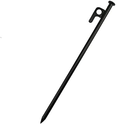 KOMBIUDA Campingleine Zeltnägel 30cm Stahl Heringe 2 Stück Stabile Zeltpflöcke Outdoor Zeltbefestigung Für Markisen Pavillons Und Garten