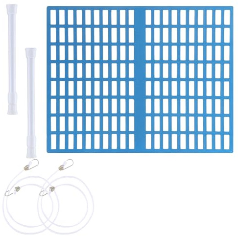 Generisch Protection de skimmer pour piscine enterrée, skimmer de piscine | 42 x 33 cm - Montage facile - Clôture de protection flottante pour la famille, les loisirs, l'étang de piscine, le réservoir