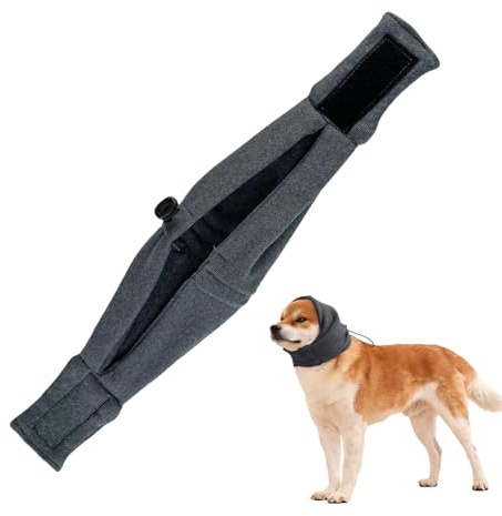 Ear Muffs for Dogs | Protection Type Sweatshirt for Pets - Adjustable Hearing Protector | Against Thunder Concerts Noisy Places Sleep Winter Travel Stress Reduction
