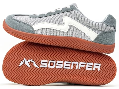 Sosenfer Barfotaskor kvinnor män minimalistiska sneakers lätta retro | Ventilerande nätmaterial, lätt design, flexibel sula, unisex sneakers komfort för vardag fritid promenader 37–46