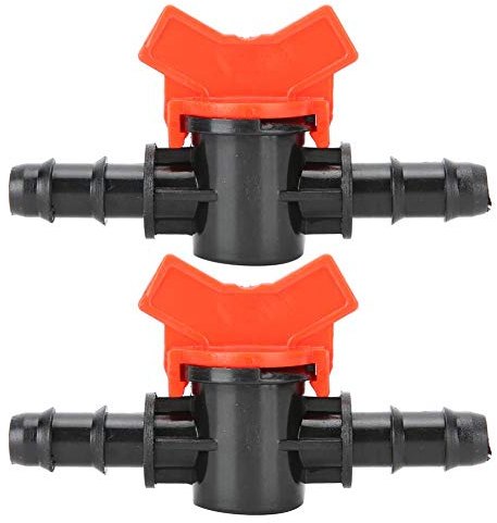 Zerodis 2 Stück Aquarium Regelventil, Fishtank Wasserflussregler Rohrrohranschluss Aquarium Luftpumpenzubehör Aquarium-Aquarium-Regelventile(10mm)