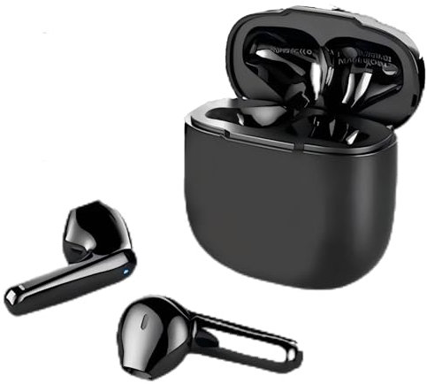 SPORTS EARBUDS Écouteurs sans Fil,Bluetooth sans Fil,Temps de Lecture de Cycle 30h TWS Casque avec boîtier de Charge et Microphone, oreillette Bluetooth (Noir)