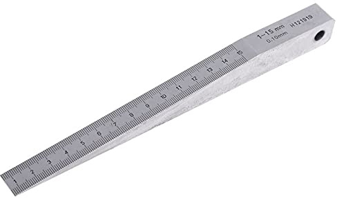 Jauge d'épaisseur pratique pour soudage - Outil de mesure de trou - 1-15 mm 0,5-10 mm 0,4-6 mm - Stadiomètre