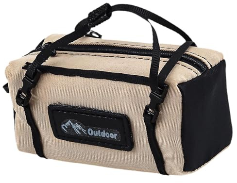 KiBcsLic Toy Car Dachgepäcktasche Als RC Crawler Autoteil Miniaturdekor Realistisches Und Widerstandsfähiges Zubehör Leicht Und Kompakt für Modelleisenbahn Zim, Gelb