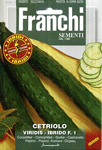 SEMENTI DA ORTO DI QUALITA' AD USO HOBBYSTICO IBRIDE E SELEZIONI SPECIALI IN CONFEZIONE PROTETTA IN DOPPIA BUSTA (CETRIOLO VIRIDIS IBRIDO F1)