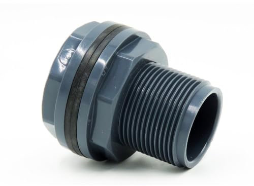 jardiboutique - ø25 mm ou 1 Pouce, Traversée de paroi en PVC