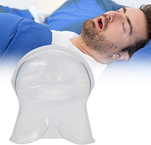 Schnarchstopper, Antischnarchen Zungenhalter, Zunge Weiche Transparente Medizin Stoppen Schnarchen Silikon Schlafapnoe Nachtwächter Stoppen Schnarchen Zungenhalter
