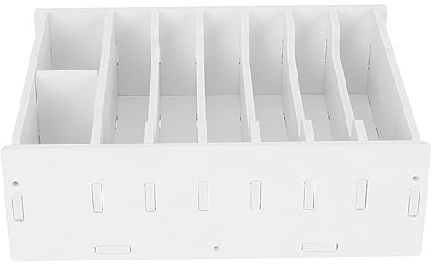 SEWACC Vassoio Portadenaro Cassetto e Scomparti Multi-griglia, Organizzatore Di File Desktop Per Contanti e Banconote, Custodia Multiuso Per Uffici, Negozi e Ristoranti