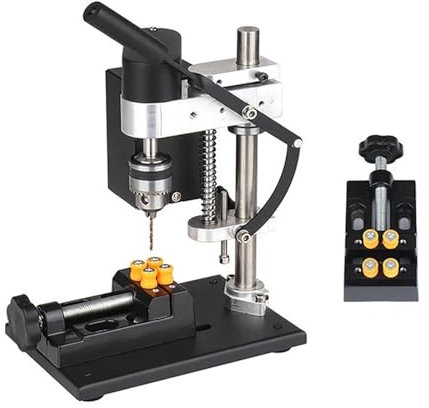 Trapano da Banco, Nuovo mini trapano da banco da banco Micro DC a sette livelli di velocità regolabile for trapano elettrico di precisione domestica