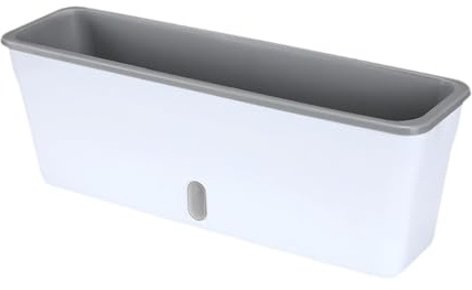 MotiveTech Fioriera Rettangolare Autoirrigante, Fioriera da Davanzale per